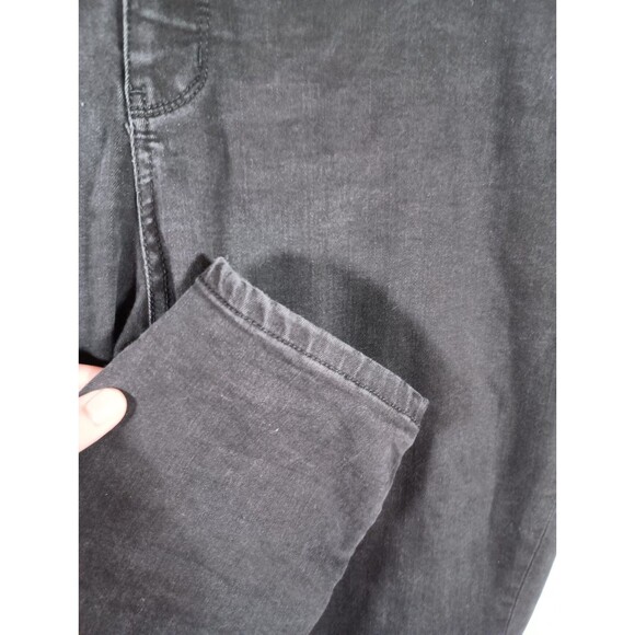 Ava & Viv Womens Black Zip Stretch Elastic Waist High Rise Skinny Jeans Size 22W - Picture 4 of 6